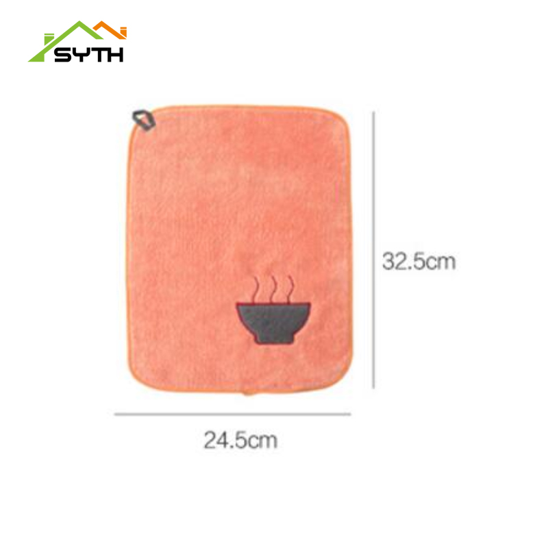 SYTH-paño de cocina de , y bonito, estropajo, paño de cocina grueso, paño de limpieza reutilizable, microfibra