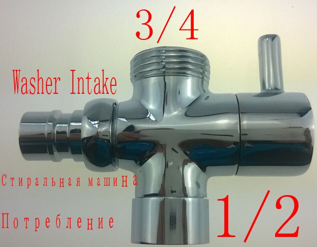 Jalostettu kupari tukeva ei ruostu kylpyhuonehana tarvikkeet jakoputki suihku vedenerotin osaventtiilin kytkinventtiili: Vaaleankeltainen