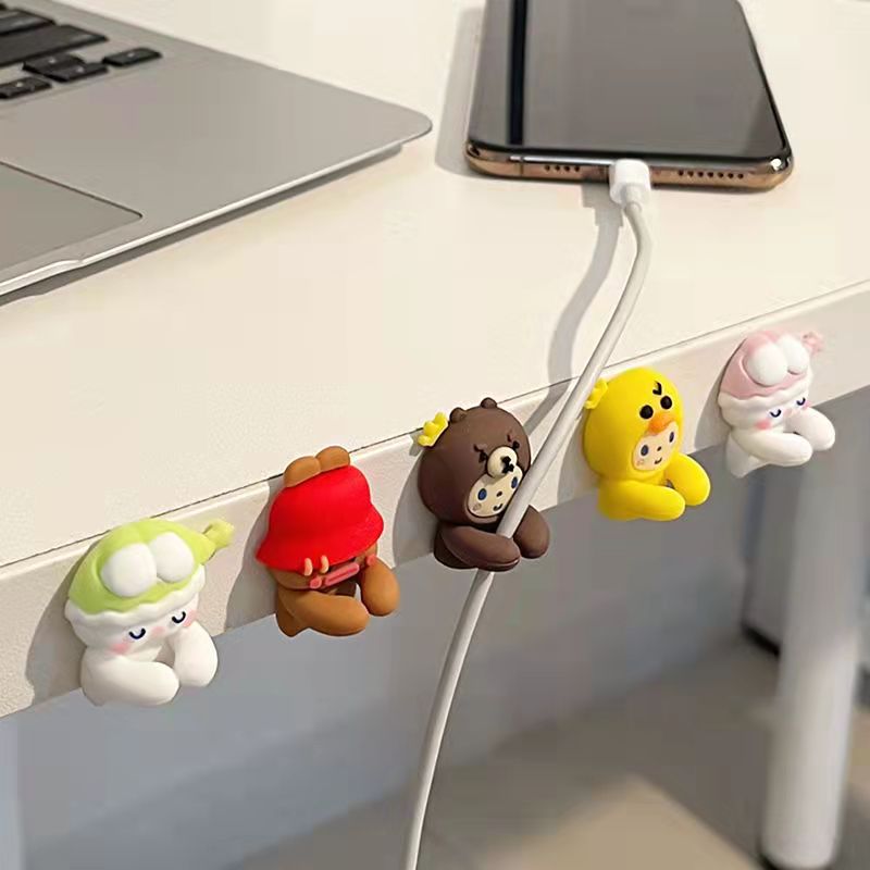 2PCS Adhesive Cable Clips Upgraded Wall Wire Clips for Cable Management Strong Cord Clips Wire Holders for The Wall Under Desk