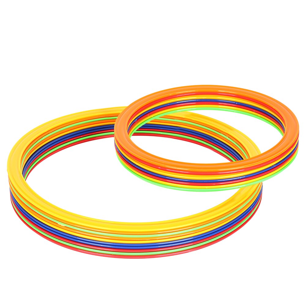 10 stücke 28cm/38cm Geschwindigkeit Ring FußBall FußBall Basketball Sport Ausbildung Ringe Ausrügestochen FußBall Ausbildung Ringe