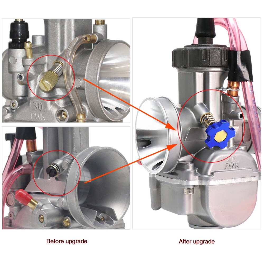 Alconstar-Für Universal- PWK vergaser Luft Anpassung Schrauben Leerlauf Mischung Kraftstoff Verhältnis Stellschraube