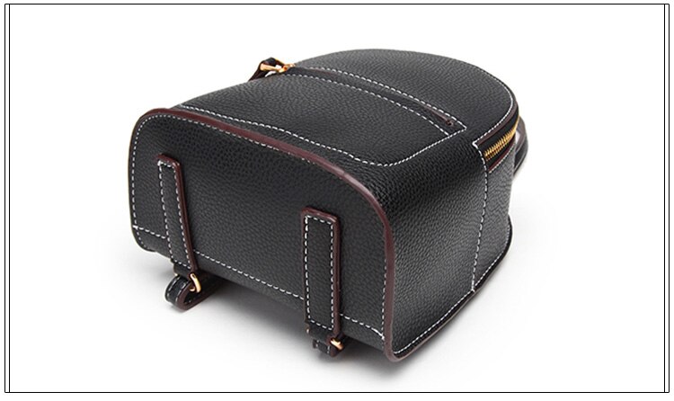 Dames Leren Rugzak - DIY Template - 21.5x25x11.5cm - Casual Mini Schooltas Editie