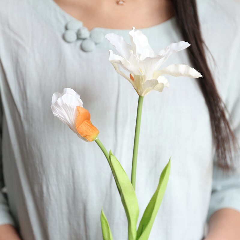 7 Hoofden Qianxi Magnolia Hoge Kwaliteit Kunstmatige Kerst Orchideeën Bloem Deco