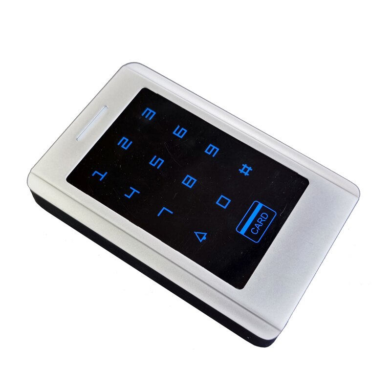 125KHZ MHZ RFID Keypad Standalone Access Controller Metal Case IP66 Waterproof Touch Key for Door Lock Gate Opener