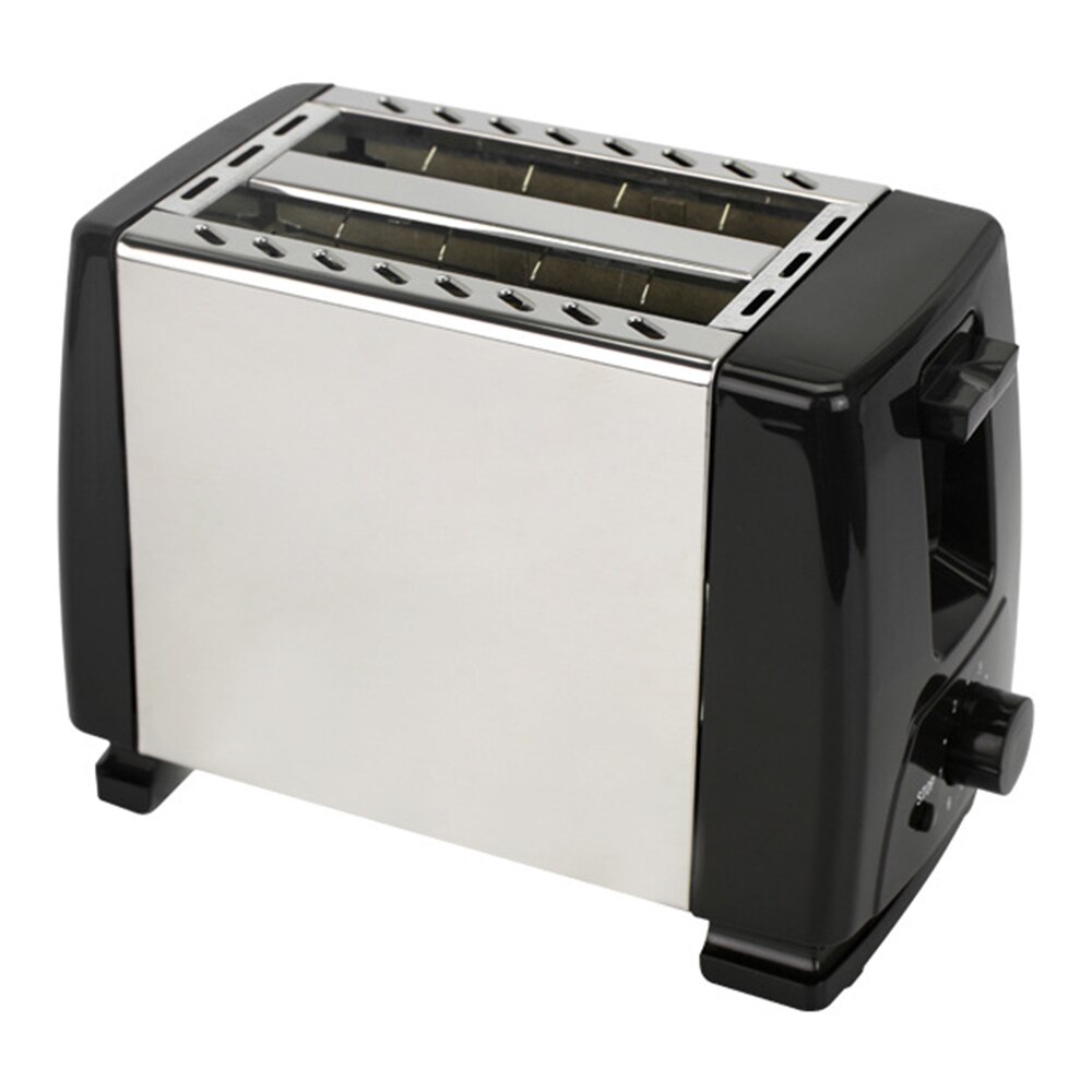 2 Slice 600W Automatic Household Toaster Fully Stainless Steel One-Touch Shortcut Toaster With Six-Speed Temperature Adjustment: Default Title