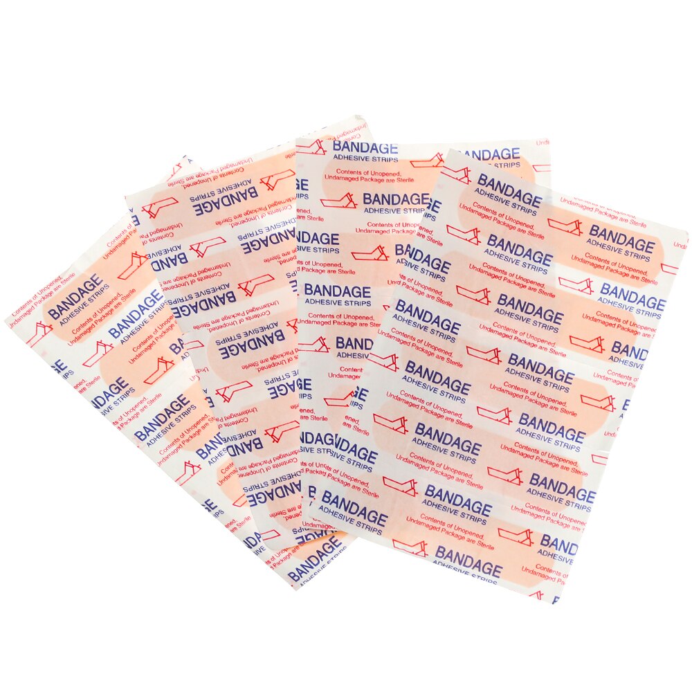 20/40/60/100 stk bandage hjælper vandtæt åndbar pude klæbende plaster sår hæmostase klistermærke band førstehjælp bandage