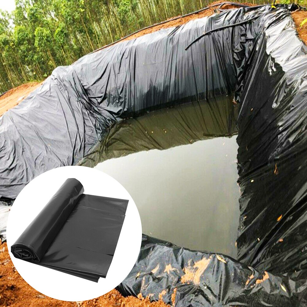 10 x 5ft fiskdammfodral lätt anti -läckage sömtejp regnbeständig landskapsarkitektur tung hdpe utomhus trädgård vattentät
