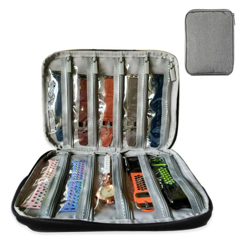 Wasserdichte tragbare Box Uhrenhalter Organizer Aufbewahrung für Männer Frauen Smartwatch-Boxen für Apple Watch Armband Aufbewahrungsbox Uhren