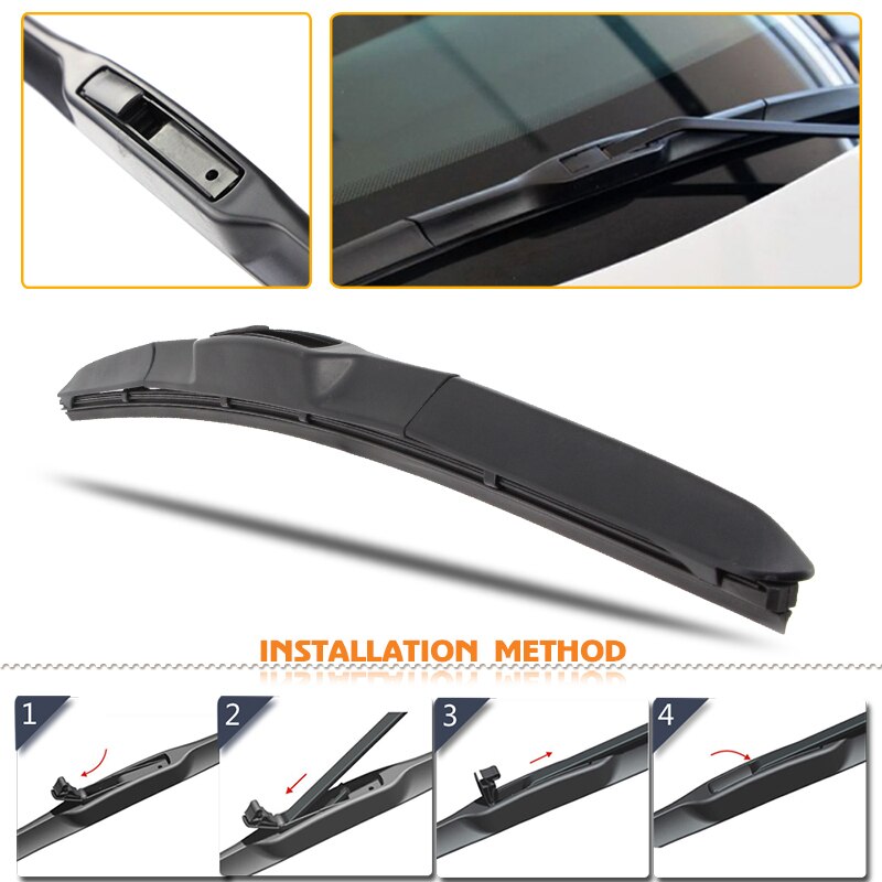 Kosoo for lancia phedra fit j koukkuvarsi 2002 2003 2004 2005 2006 2007 auto luonnonkumi pyyhkimen sulat tarvikkeet