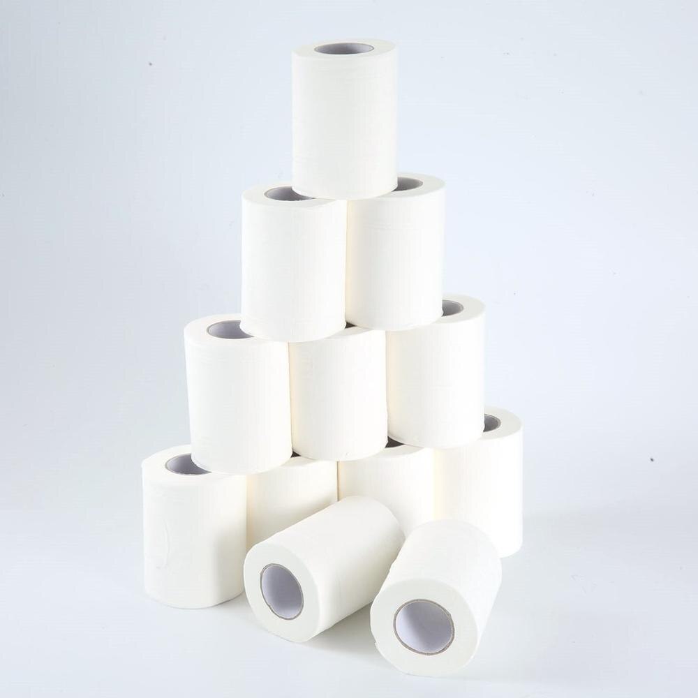 sell12 Rolls Natural Paper Towels Portable Toilet Paper for Office for Family Restaurant Paper Towel