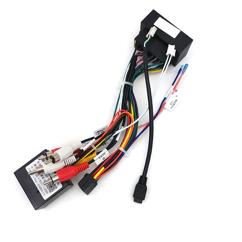 16pin Android Car Wiring Harness With Canbus box For Jeep Cherokee 15~19/Compass(17–20)/Grand