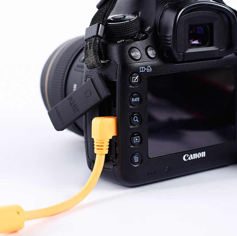 Camera tethered shooting cable connected to computer usb2.0 to mini usb high-speed data cable for Canon EOS 5D2 5D3 760D