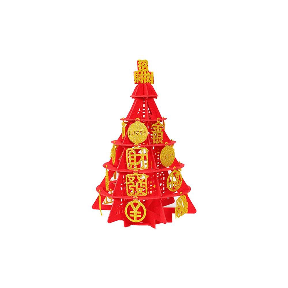 Chinese Rode Boom 3D Puzzel Boom Chinese Jaar Decoraties Diy Rode Le... – Vicedeal