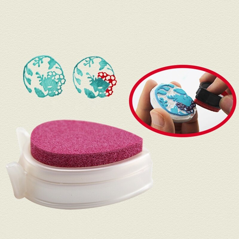 Mini Farbige Tinte Pad Stempel Pigment Mehrere Helle Farben Waschbar für Kid Graffiti Mard, Der DIY Handwerk Scrapbooking