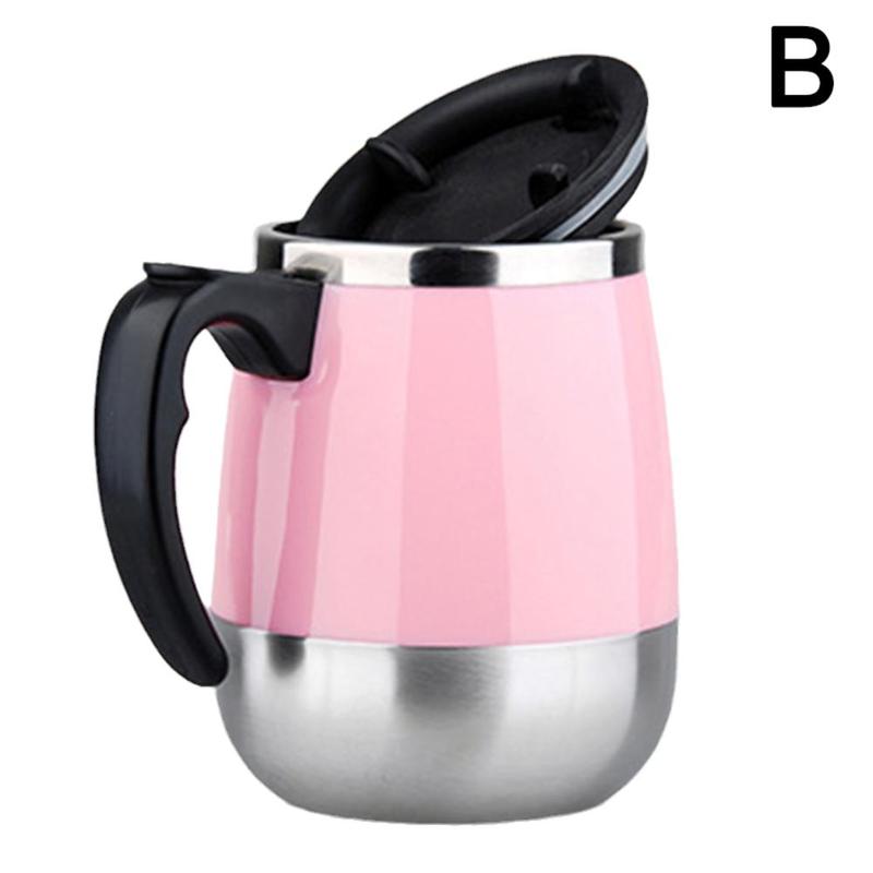 Tazza magnetica automatica caffè latte mescolare tazze 304 acciaio inossidabile creativo agitazione bicchiere auto tazza pigro elettrico Q8H4
