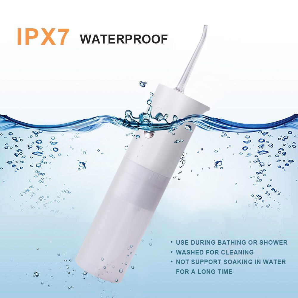 Apiyoo 3 tilstande oral irrigator usb genopladelig ipx 7 vandtæt floss bærbar tandtråd jet irrigator dental tænderens