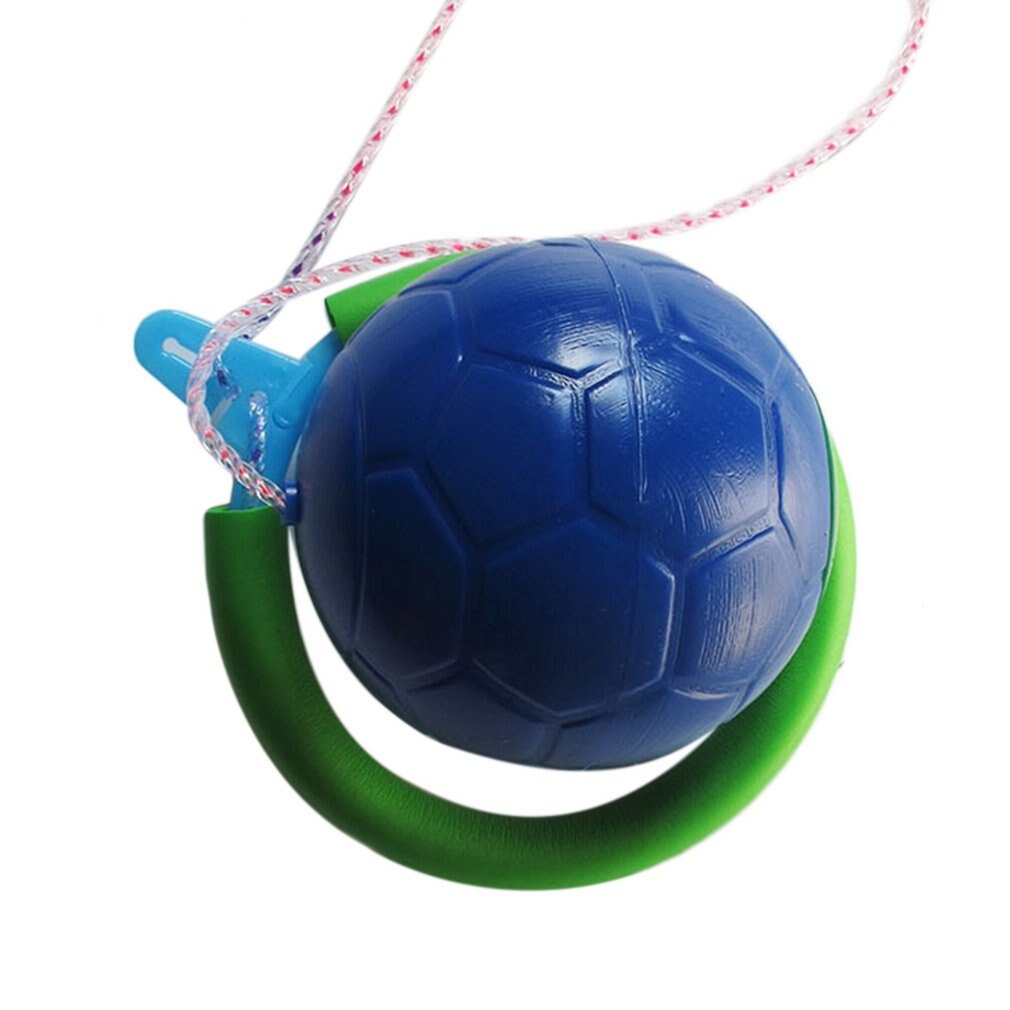 ¡5 colores Bola de saltar al aire libre bolas de juguete de la diversión juguete para saltar juguete de equipo de gimnasio !: Azul