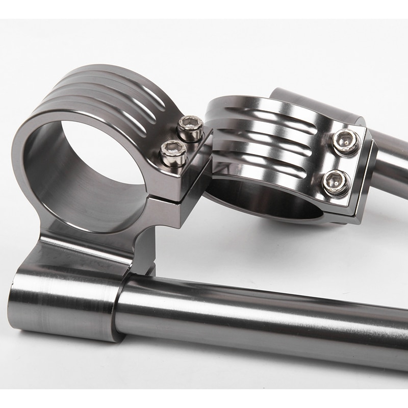 Smok cnc motorcykelstyre höjt högre clip ons 33 35 37 41 43 45 46 48 50 51 53 54 mm clip on klämma gaffel styre moto