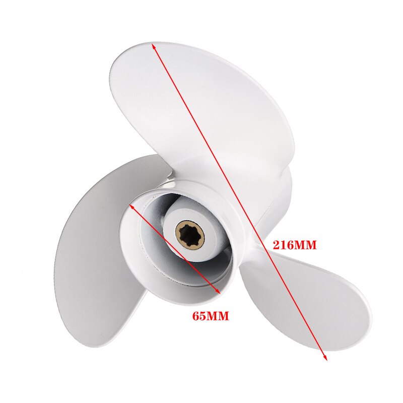 For YAMAHA Outboard 6/8/9.9 HP Propeller hélice 6G1 45941 00 EL 3X8 1