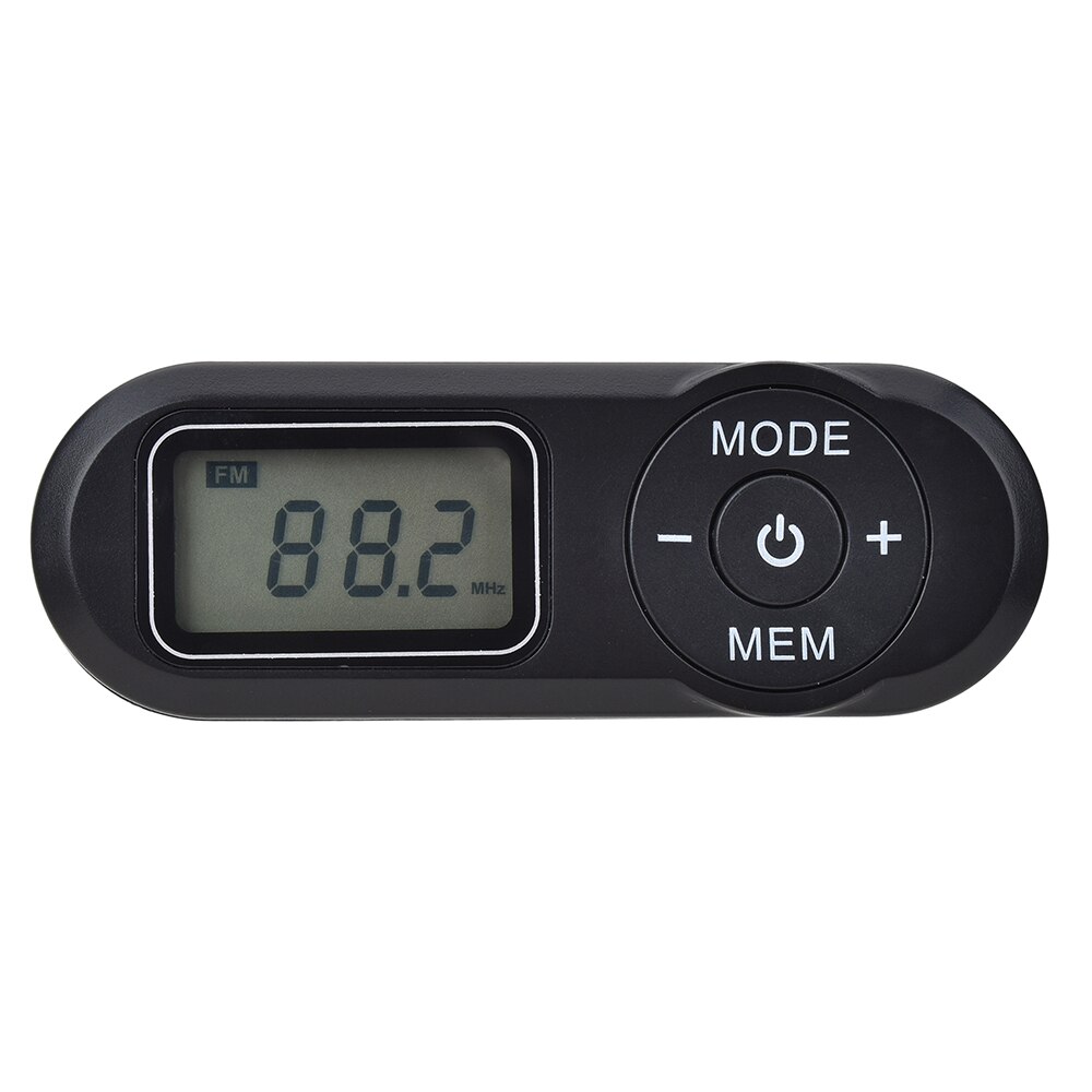 Mini fm-radio digitalt display fm-modtager retro  mp3 -afspiller stil dsp med hovedtelefonsnor