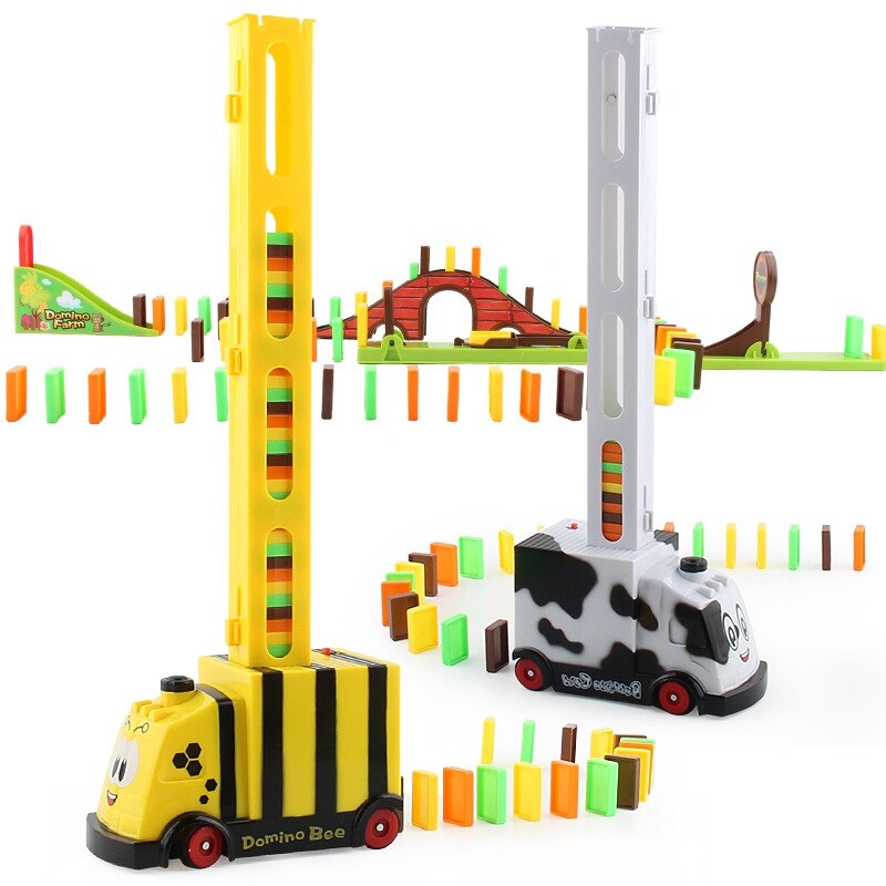 Klassisk ino plast tog legetøj børn samlet legetøj ino spil fødselsdag legetøj børn gul