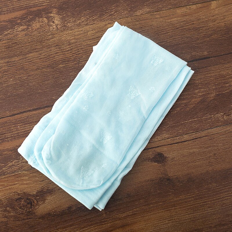 freundlicher nette schmetterling blume Anti-haken seide strumpfhosen sommer Ultra-dünne Schüler weiß tanz socken Baby moskito socken: hell Blau / 75cm
