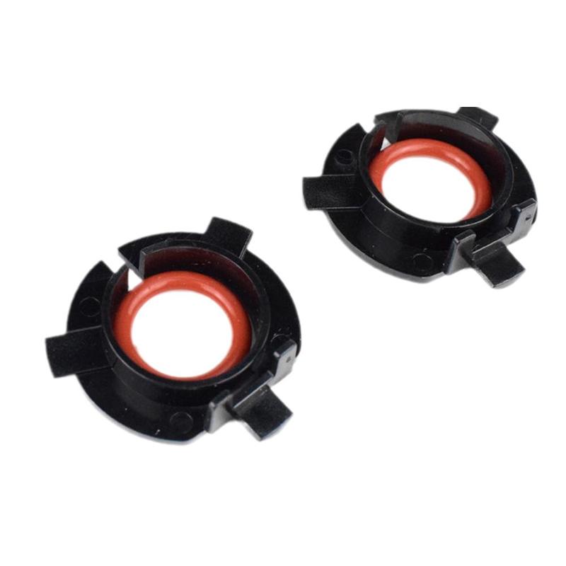 2Pcs H7 LED Auto Scheinwerfer Birne Basis Halter Adapter Buchse Retainer Für Kia Auto Scheinwerfer Halterung Ständer: Default Title
