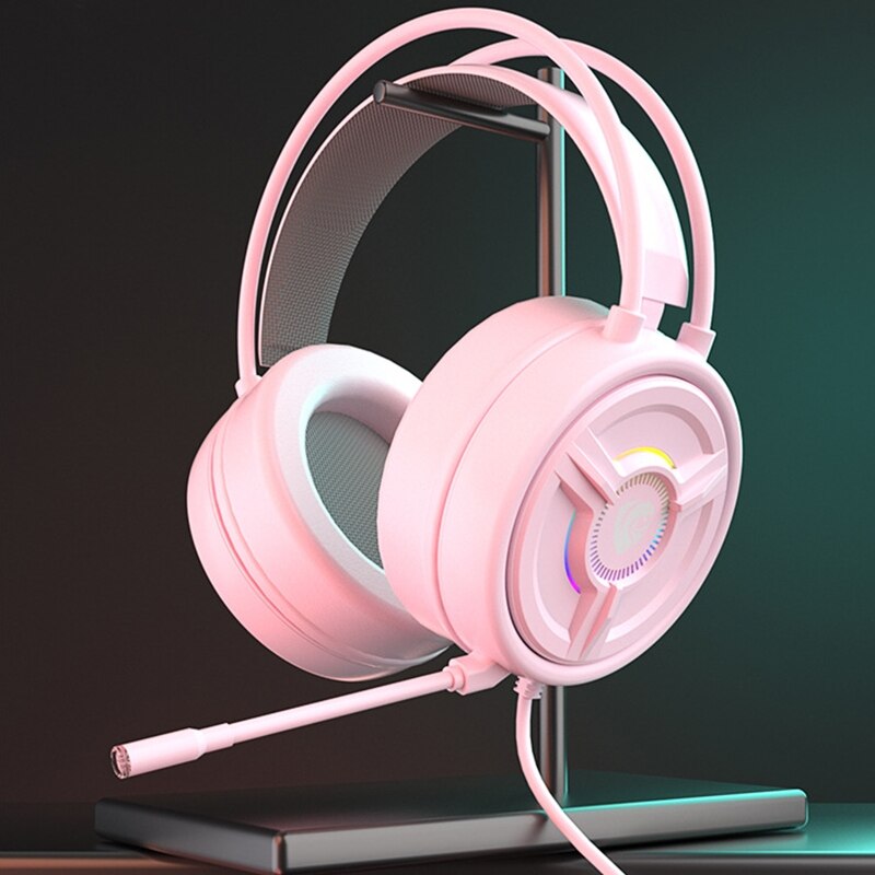 Gaming Headsets Bass Stereo Over-Head Earphone Casque for Computer Game Console T84D