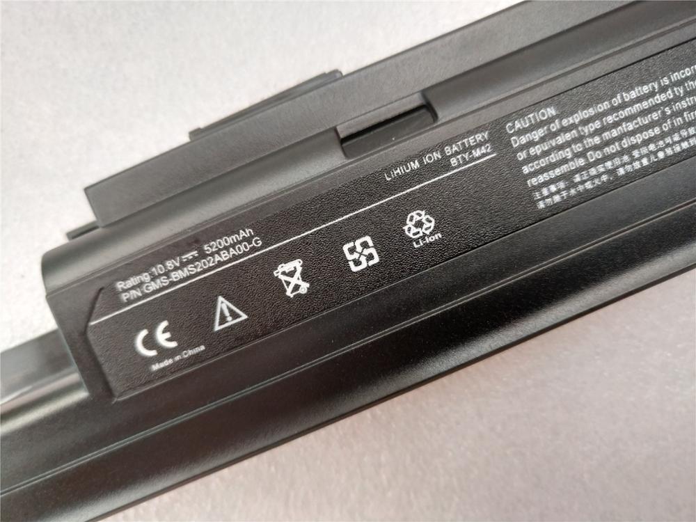 BTY-M42 LAPTOP BATTERY FOR MSI MegaBook S420 S425 S430 S430X VR320 VR330 MS-1022, MS1022
