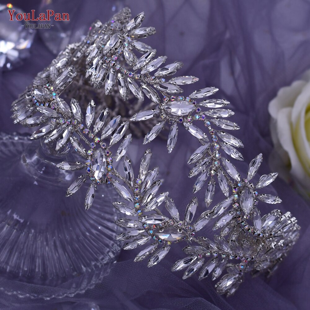 Couronne Princesse,Guador Tiara Cristal Couronne Couleur Rose Diademe