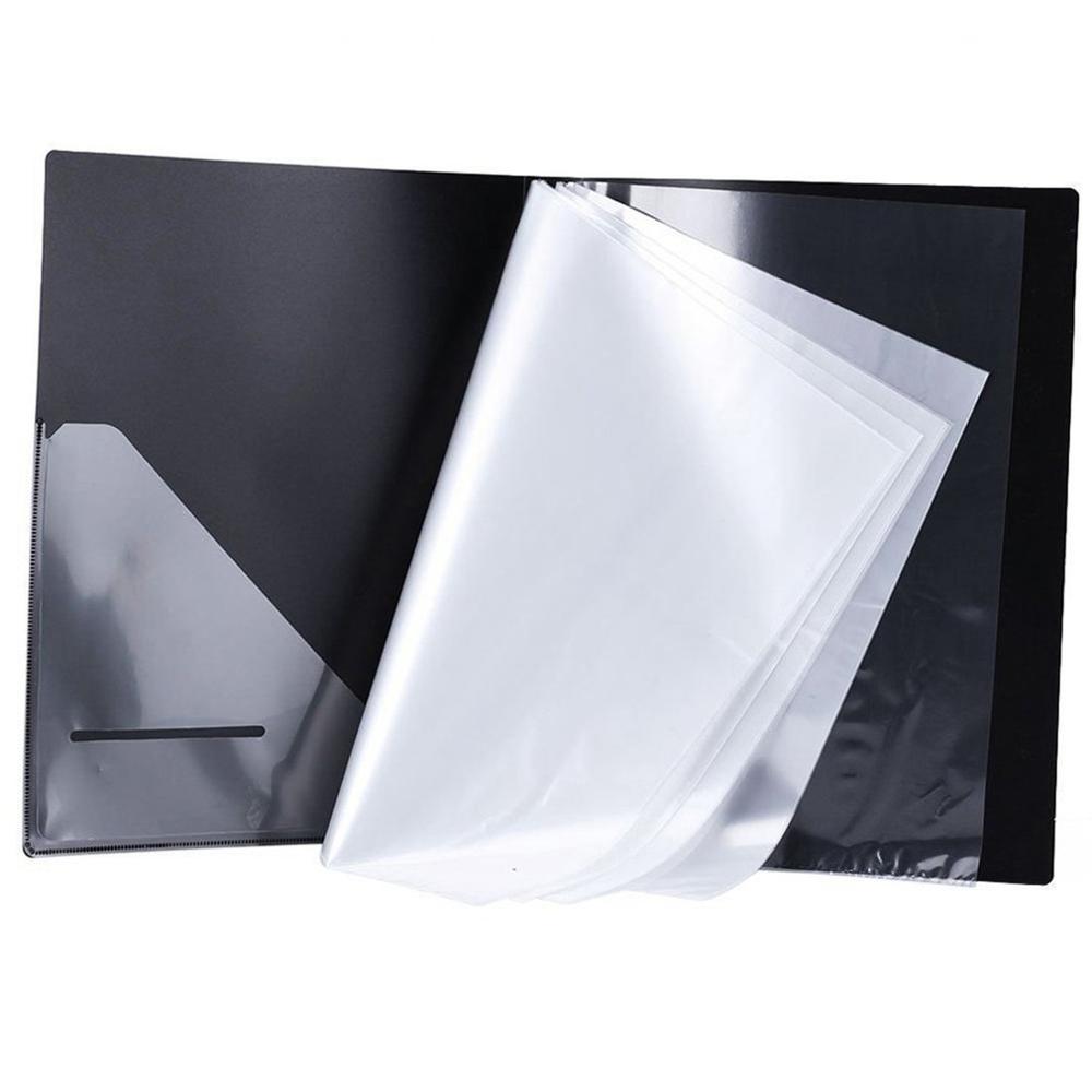 80 Sheets A4 Music Book Folders Piano Score Band Choral Insert-type Folder Music Supplies Waterproof File Storage Product