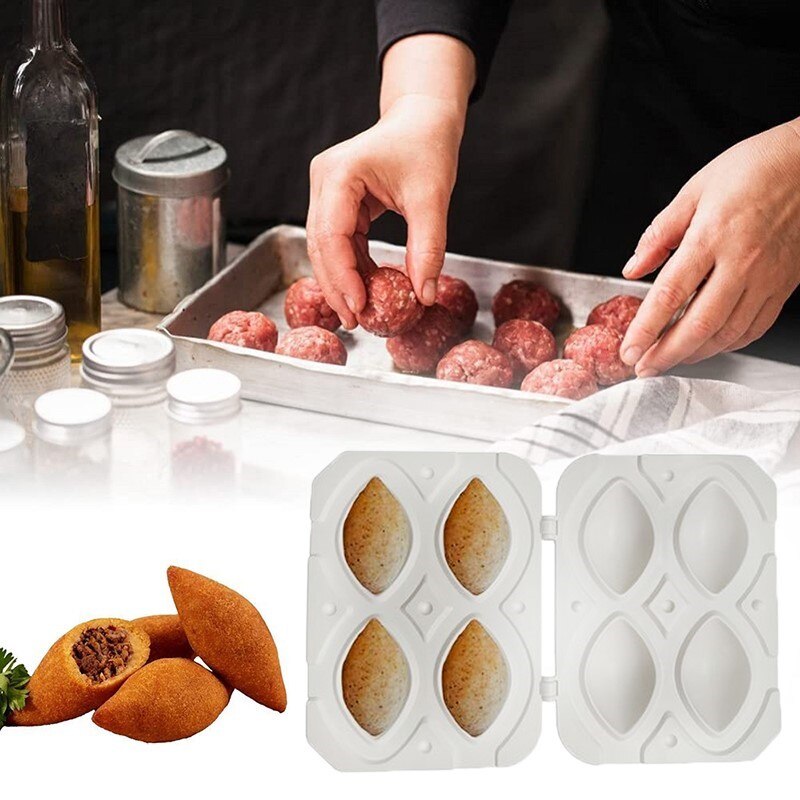 Kibbeh Maker Mold Meatball Tool Stuffing Mold Manual Meat Processor Kibbeh Meatloaf Maker