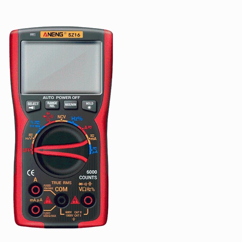 Multimeter Voltage Tester Measuring AC/DC Voltage Current Capacitance Resistance