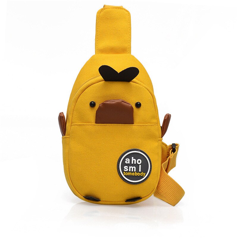Sac toile femme sac canard sac coffre toile sac bandoulière femme tout match pochette bandoulière: Jaune
