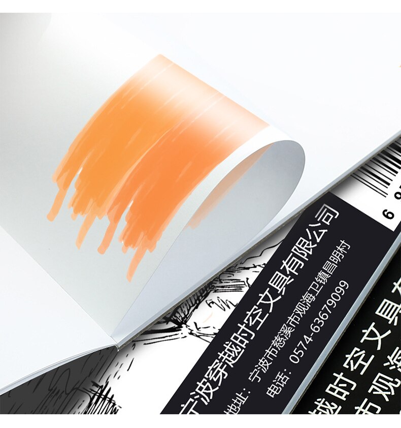 A3/A4/A5 Premium Manga Marker Paper Pad 120Gsm 30 Sheets Bleedproof Art Drawing Sketchbook Back to School for Pen, Pencil, Ink