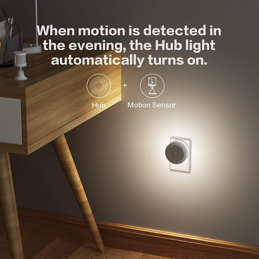 Aqara Hub M1S Gateway Kits de hogar inteligente Zigbee sensores de movimiento de puerta de temperatura Sensor de humo funciona con la aplicación Mi Home Homekit
