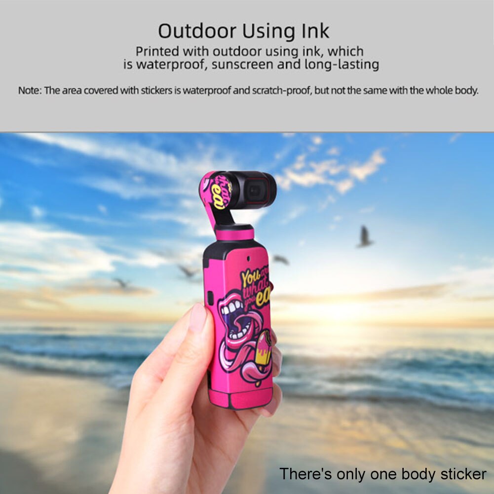 Multifunction Body Stickers Durable PVC Accessories Waterproof With Pattern Protective Film Adhesive For Osmo Pocket 2: 5