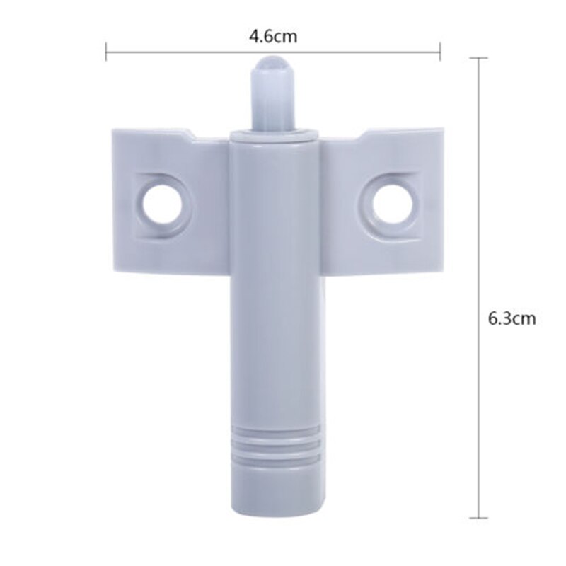10-Pack Cabinet Door Buffer – Heavy Duty Soft Close Damper Adapter For Cupboard & Wardrobe, Adjustable Damping Bumper, ABS Plastic, Noise Reduction, 2.6 X 1.4 X 0.7in