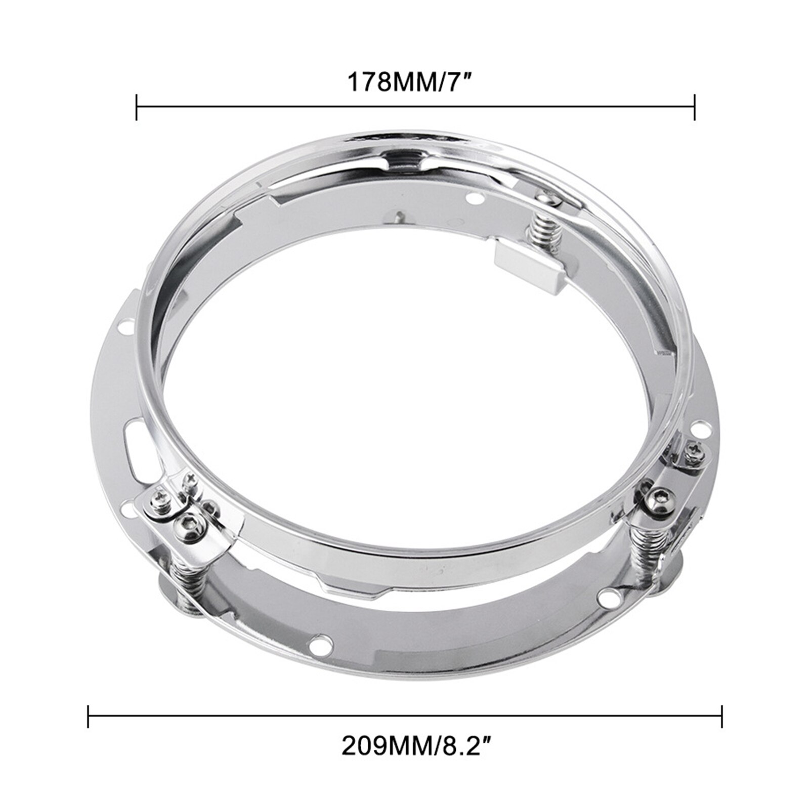 Motorfiets 7 Inch Ronde Koplamp Montagebeugel Houder Motor Accessoires