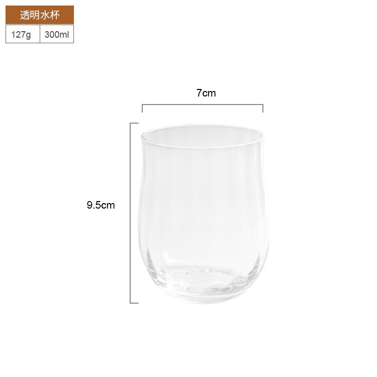 Verre à Cocktail Vertical nervuré en forme de tulipe, pour jus de fruits, verres à vin, ,: Transparent C
