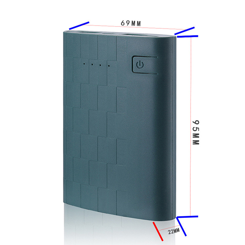Carcasa vacía para batería de 3,7 V, 3 ranuras, 18650, cargador de Banco de energía, carcasa de carga, Mini carcasa de fuente de alimentación sin soldadura