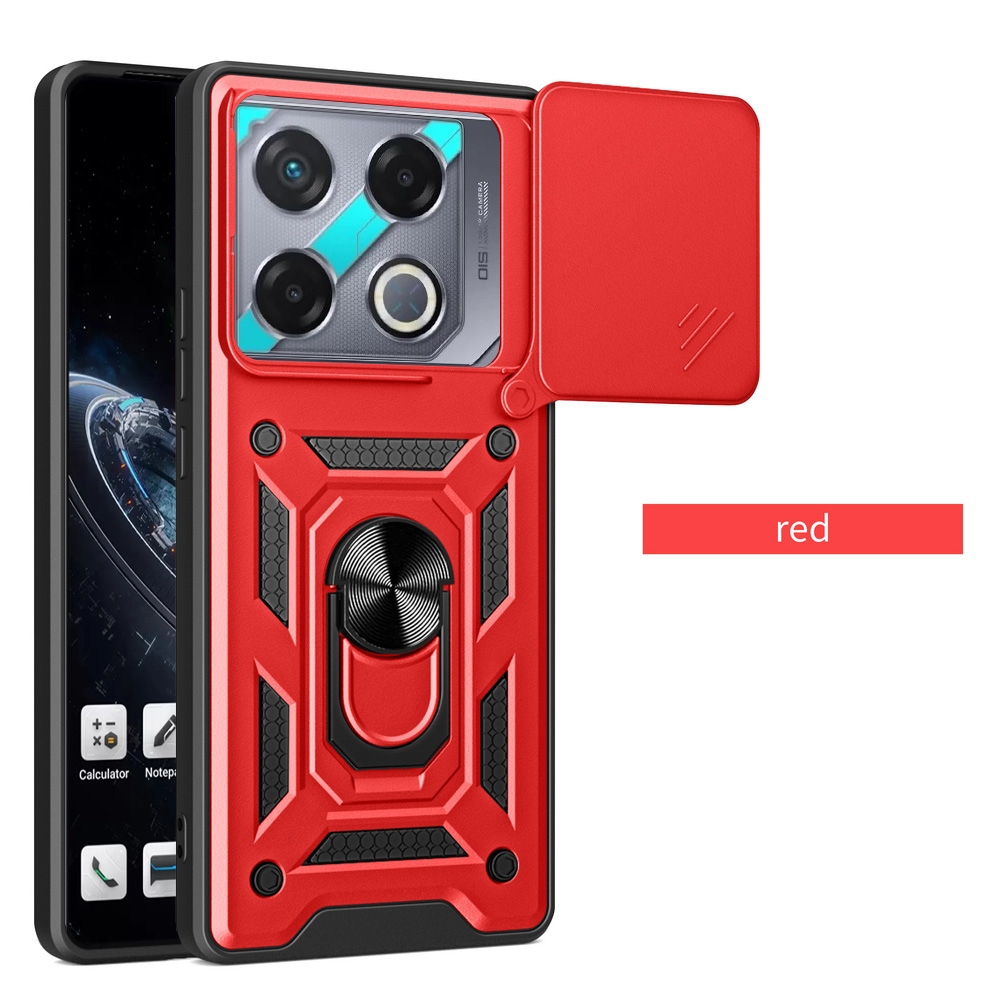 Funda protectora de cámara para INFINIX GT 20 Pro GT20 Pro Infinix Note 40 Pro + Note 40 Pro Note40 Armor cubierta de anillo híbrido: Vinilo / Rosa