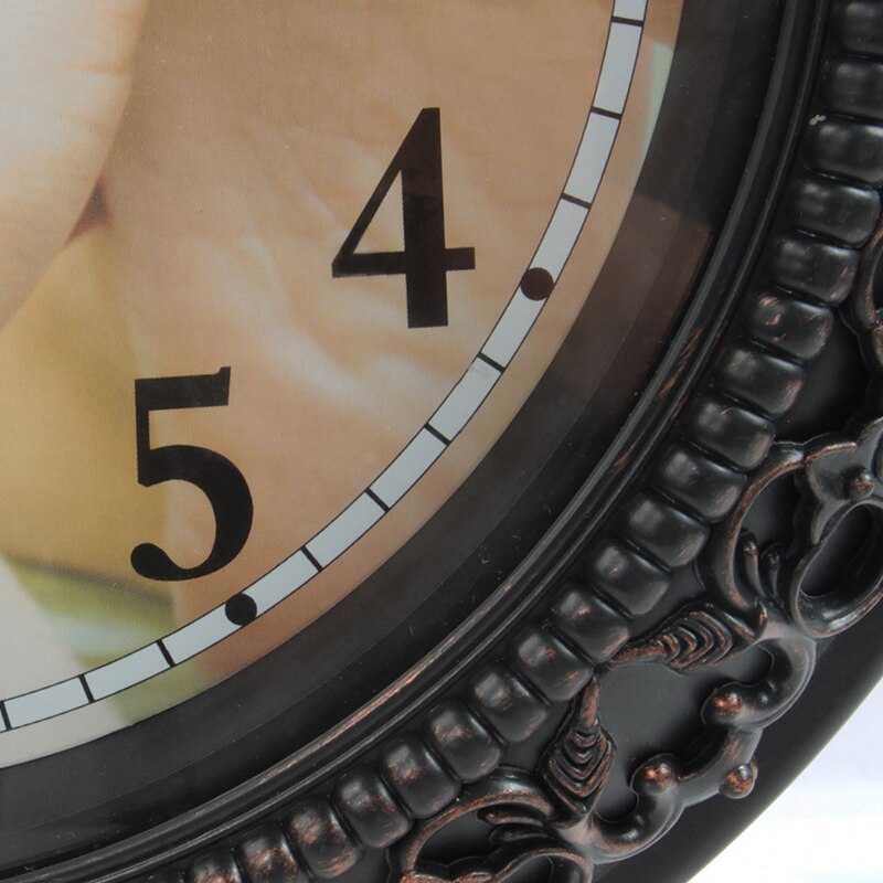 Silent Retro Quartz Clock Decorative Wall Clock ,Bedroom Clock Retro Clock,Living Room Wall Clock,for Home/Office/School MJ807