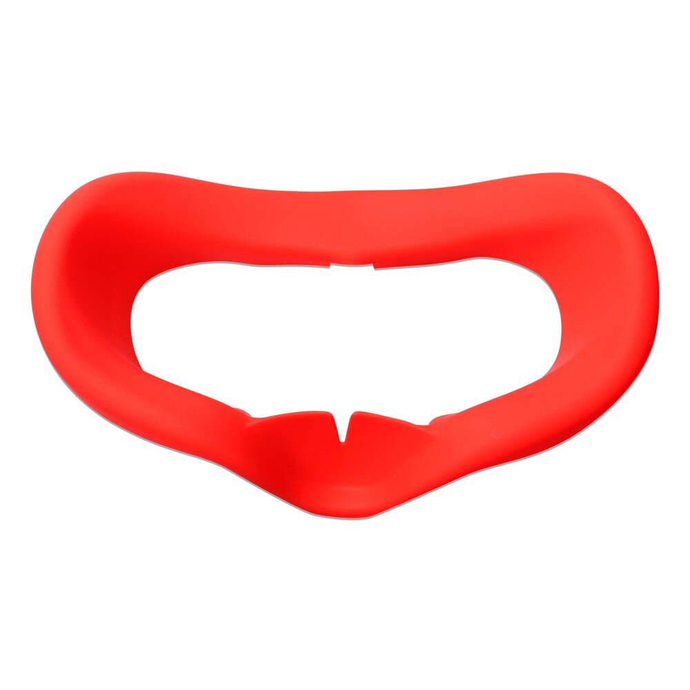 Silicone Eye Mask Cover for Oculus Quest VR Glasses Unisex Anti-sweat Anti-leakage Light Blocking Eye Cover Pad for Oculus Quest: Red