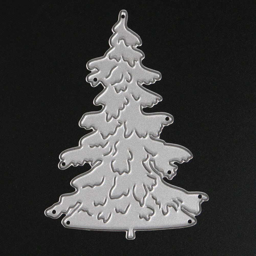 3pcs Christmas Tree Metal Die cutting Dies for DIY Scrapbooking Embossing Folder Stencil Photo Album Decorative Christmas Tree