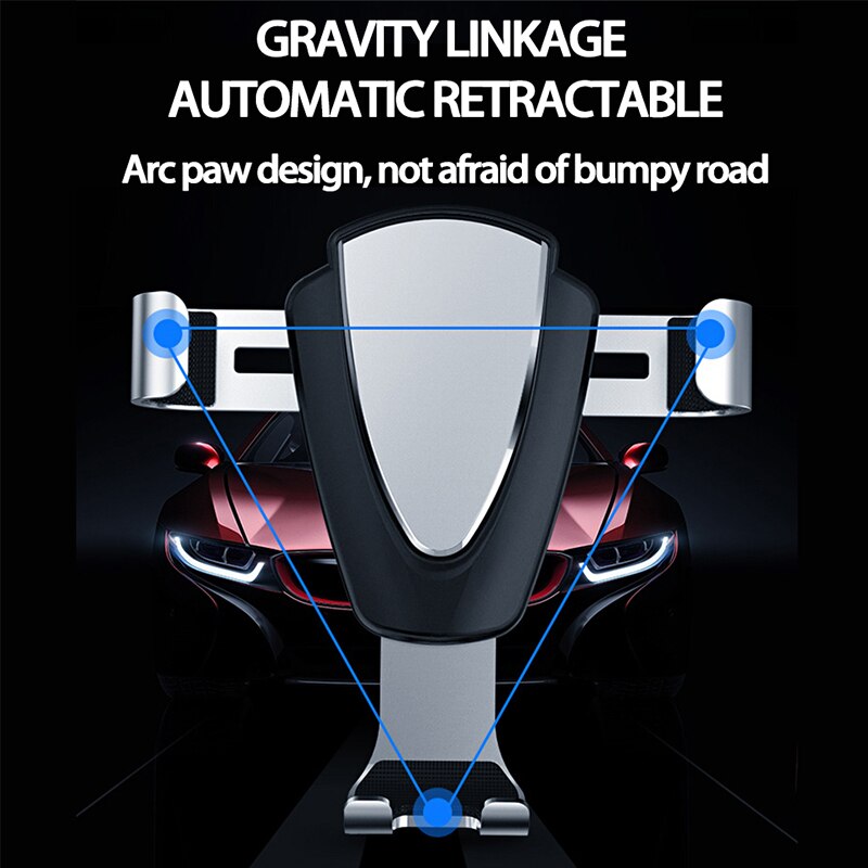 Car Styling Gravity Phone Holder For Hyundai I30 IX35 Nissan Tiida Juke Subaru Forester Impreza XV Suzuki Vitara Swift