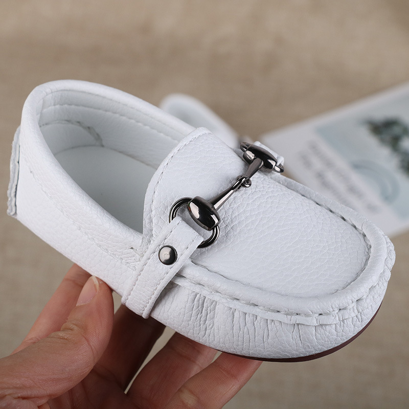 Våren pojkar flickor skinnshorts sneaker småbarn barn barn bröllopsshow skolklänning feta skor klassiska loafer mockasiner