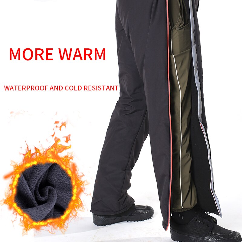 Pantalones de pesca cálidos para hombre, traje de pesca impermeable de secado rápido, con múltiples bolsillos, para exteriores, novedad de