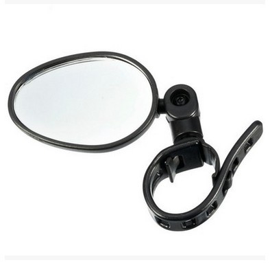 Reflector de espejo retrovisor para bicicleta, espejo de manillar giratorio ajustable, retrovisor transparente, accesorios para bicicleta y patinete eléctrico: Azul marino