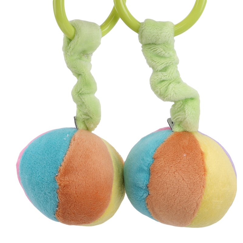 Infant Plüsch Hand Glocke Kinder Spielzeug Halter 360 Grad Drehen Arm Halterung Set Baby Kinderwagen Krippe Hängen Rasseln Baby Spielzeug